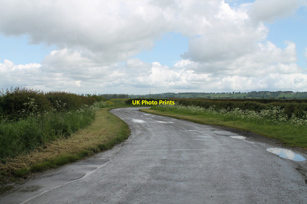 Photo 6"x4" Bends in Castle lane Bassingham c2012