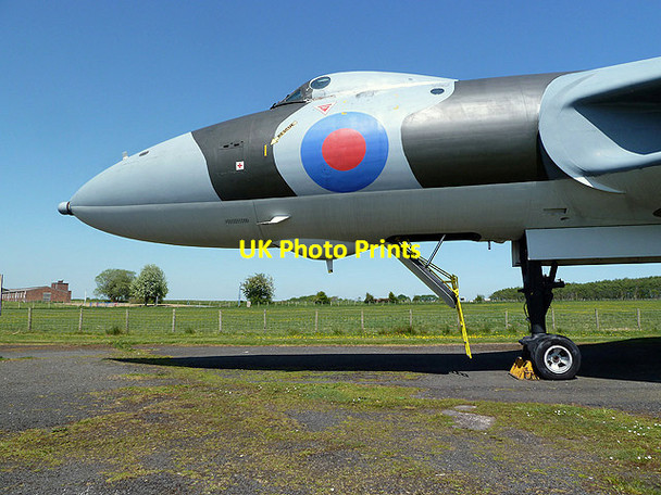 Photo 6"x4" The nose of the Avro Vulcan Bomber at the Solway Aviation Museum Irthington c2012
