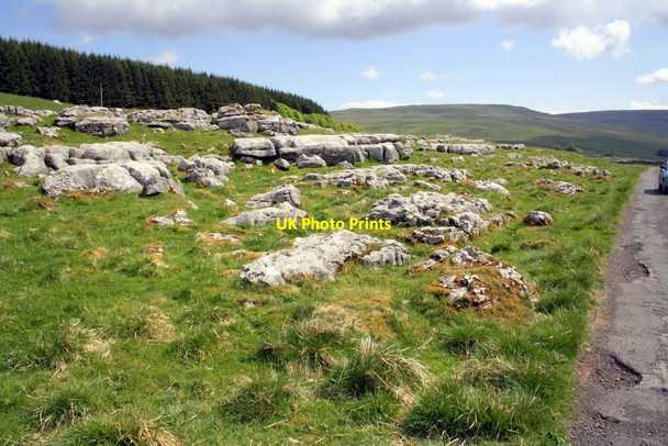 Photo 6"x4" Limestone outcrops west of Beckermonds Beckermonds c2012