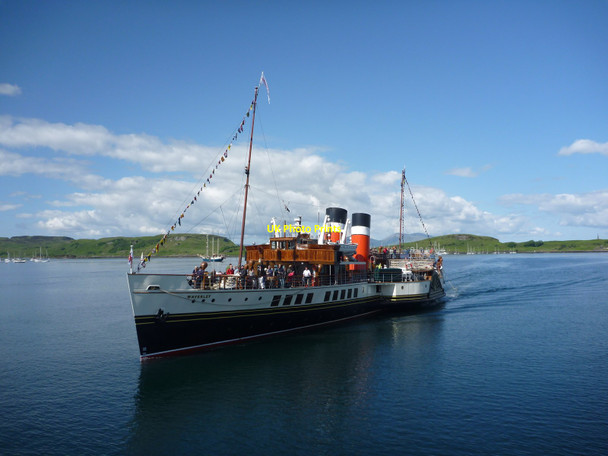 Photo 6"x4" Coastal Argyll : The Waverley Sails In To Oban Oban\/NM8630 c2012