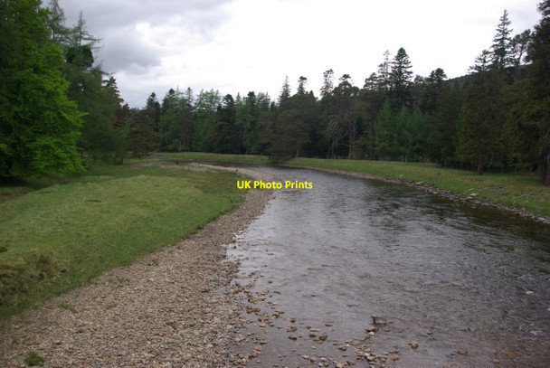 Photo 6"x4" River Dee, from Victoria Bridge Braegarie c2012