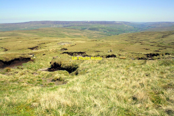 Photo 6"x4" View on northern descent from Great Shunner Fell Angram\/SD8899 c2012
