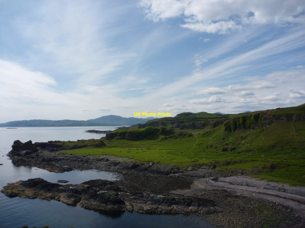 Photo 6"x4" Coastal Argyll : Port a' Chaisteil, Island of Kerrera Gylen Castle c2012