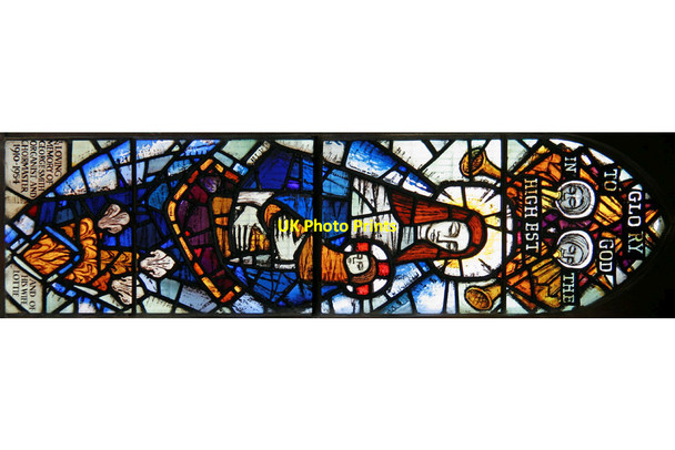 Photo 6"x4" St Andrew, St Andrew's Road, Leytonstone - Stained glass window Wanstead c2012