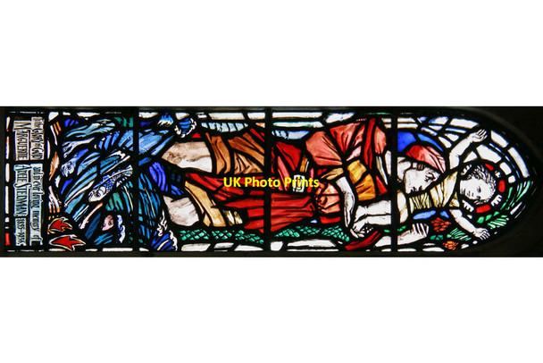 Photo 6"x4" St Andrew, St Andrew's Road, Leytonstone - Stained glass window Wanstead c2012 P1