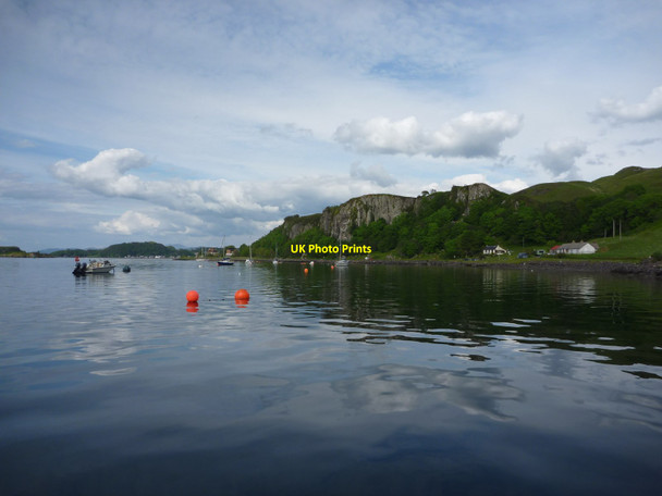 Photo 6"x4" Coastal Argyll : Ardbhan Craigs from the Sound Of Kerrera Pulpit Hill\/NM8529 c2012