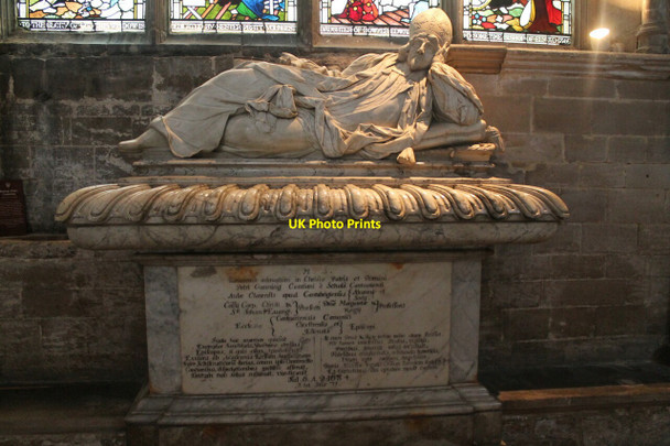 Photo 6"x4" Memorial to Bishop Peter Gunning, Ely Cathedral Ely\/TL5480 c2012