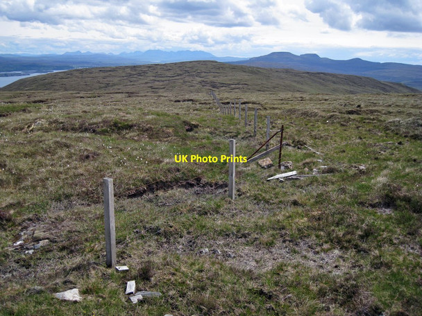 Photo 6"x4" Follow the fence Borreraig c2012