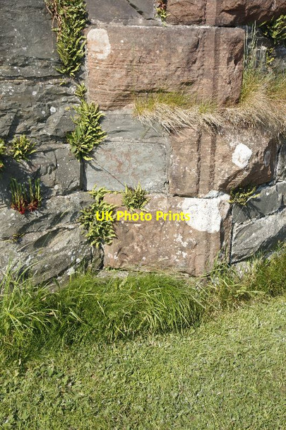 Photo 6"x4" Benchmark on the bridge Garlieston c2012