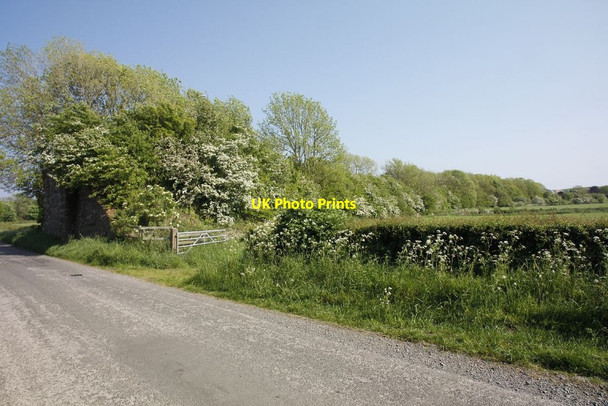 Photo 6"x4" Line from the bridge Garlieston c2012