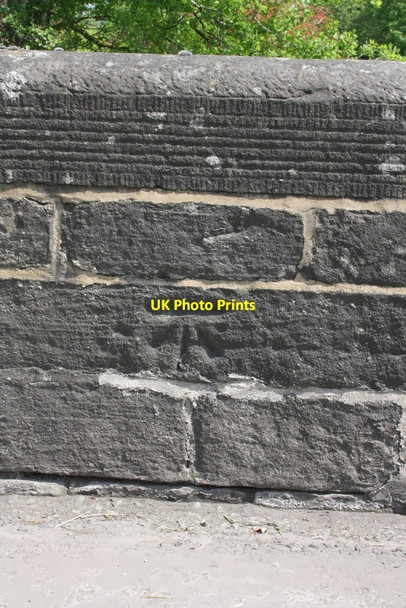 Photo 6"x4" Benchmark on Crakehall Bridge Little Crakehall c2012