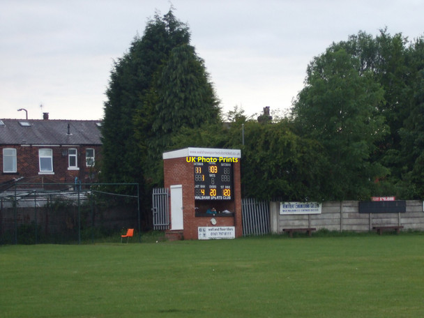 Photo 6"x4" Walshaw Cricket Club - Scoreboard Tottington\/SD7712 c2012