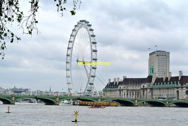 Photo 6"x4" The London Eye Westminster c2012