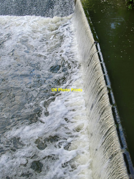 Photo 6"x4" Overflowing millrace, Castle Mill, Pixham Dorking c2012
