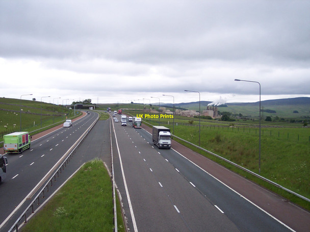 Photo 6"x4" M6 near Shap,viewed southbound Hardendale c2012