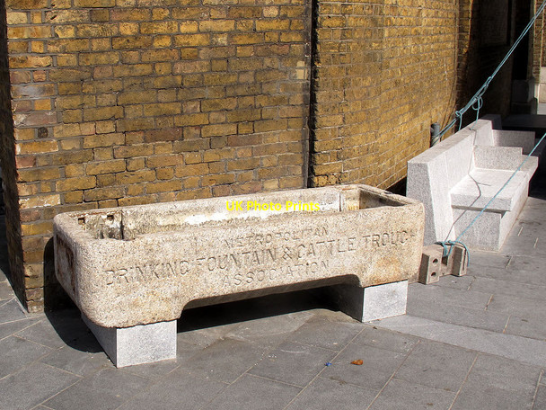 Photo 6"x4" Drinking trough by the Woolwich Arsenal Gatehouse Woolwich c2012