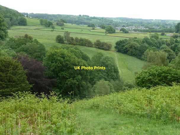Photo 6"x4" Valley scene, Lumsdale Matlock c2012