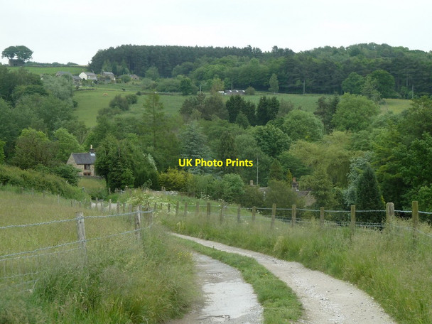 Photo 6"x4" Track towards Tansley Knoll Matlock c2012