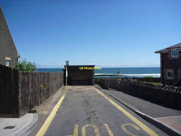 Photo 6"x4" Coastal Northumberland : The Bus Stop at Craster Craster c2012