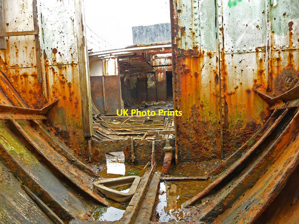 Photo 6"x4" Gosport - Forton Lake Wreck Gosport\/SU5900 c2012