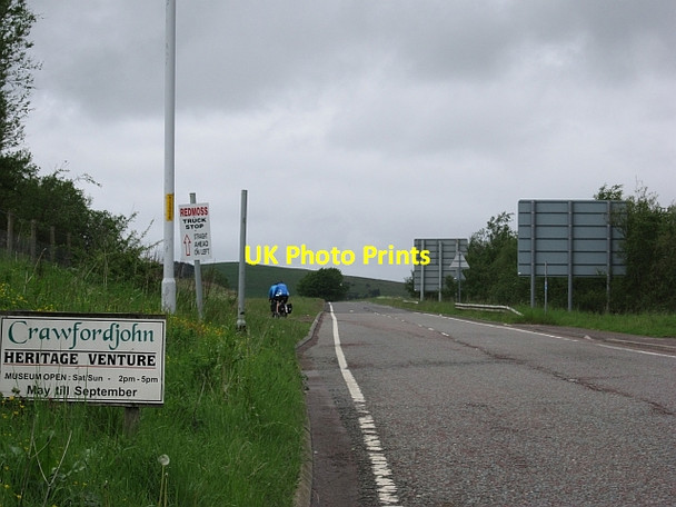 Photo 6"x4" The old A74 Abington\/NS9323 c2012