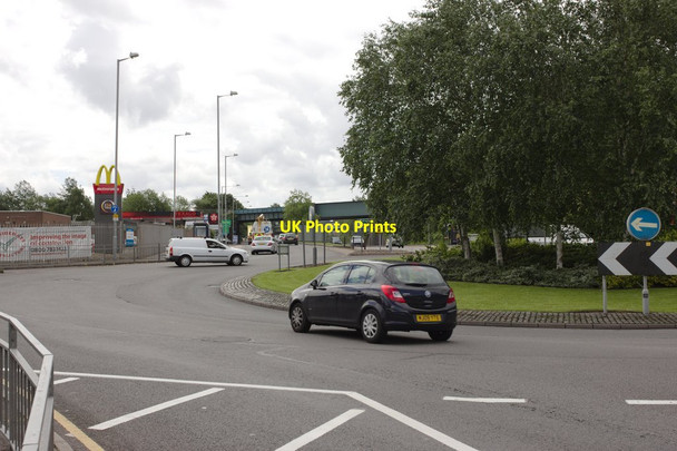 Photo 6"x4" Roundabout on Stafford Road Wolverhampton c2012