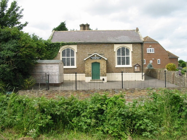 Photo 6"x4" Woodnesborough village hall Gore\/TR3055 c2008