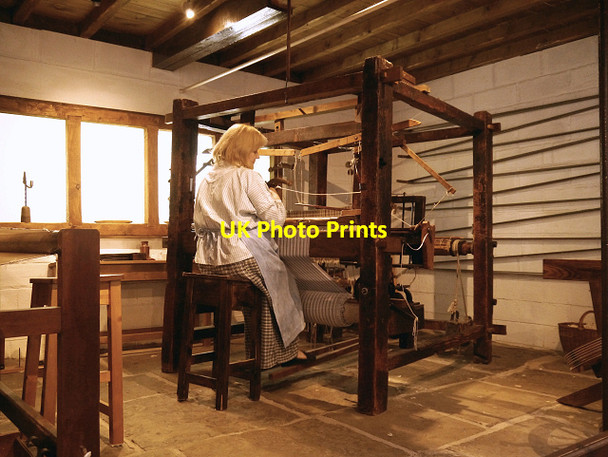 Photo 6"x4" Weaving at Quarry Bank Mill Styal c2012