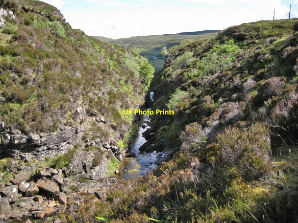 Photo 6"x4" Allt Dearg gorge, crossing point Fasach c2012