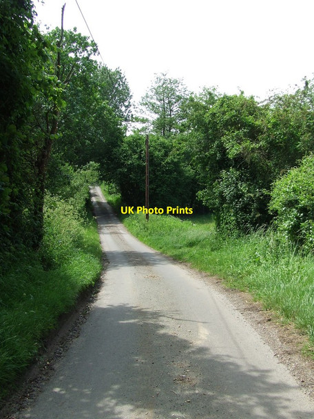 Photo 6"x4" Country Road Daw's Cross c2012