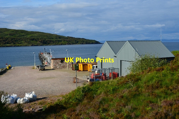 Photo 6"x4" Isle of Rum new pier Kinloch\/NM4099 c2012