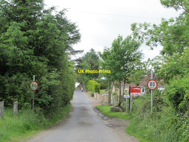 Photo 6"x4" A stretch of Kilnasaggart Road that straddles the Border Faughart Upper c2012