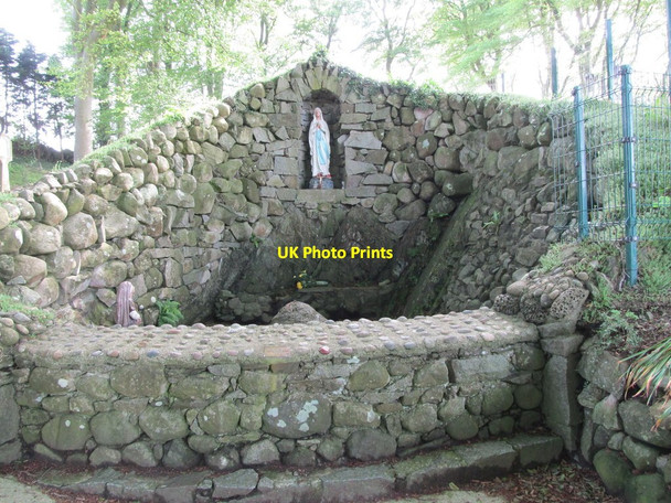 Photo 6"x4" Marian Grotto at the St Brigid's Shrine, Faughart Upper Faughart Upper c2012