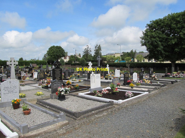 Photo 6"x4" A section of the St Brigid's Church Cemetery at Kilcurry Faughart Upper c2012