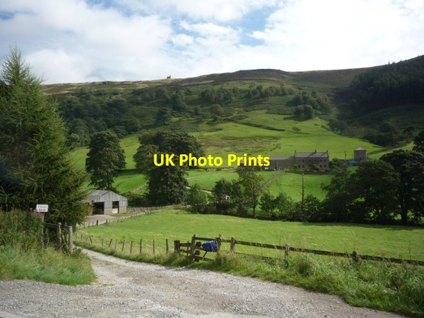 Photo 6"x4" Entrance to Thrope Farm Middlesmoor\/SE0974 c2009