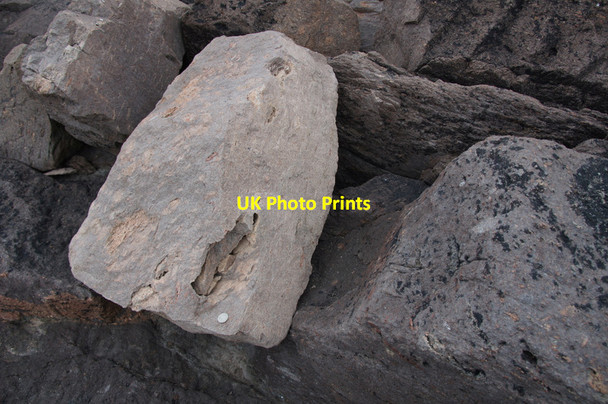 Photo 6"x4" Rock at Grind of the Navir Ure c2012