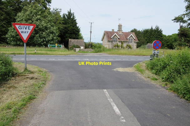Photo 6"x4" Junction with the A40 Sherborne\/SP1714 c2012