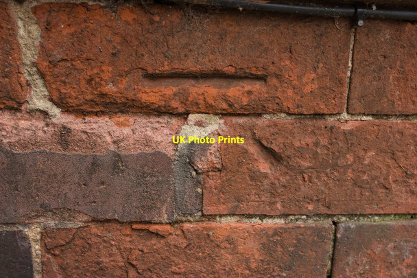 Photo 6"x4" Cut Bench Mark, 54 Canal Street Nottingham\/SK5641 c2012