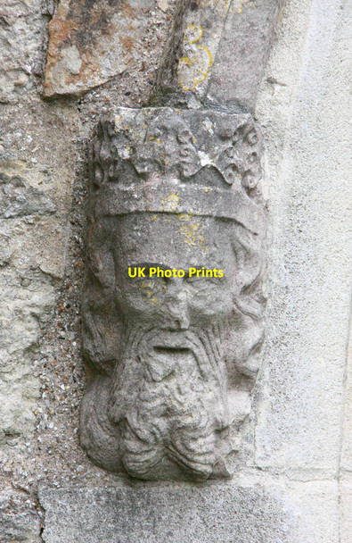 Photo 6"x4" All Saints, Biddenden - Label head Biddenden c2012 P1