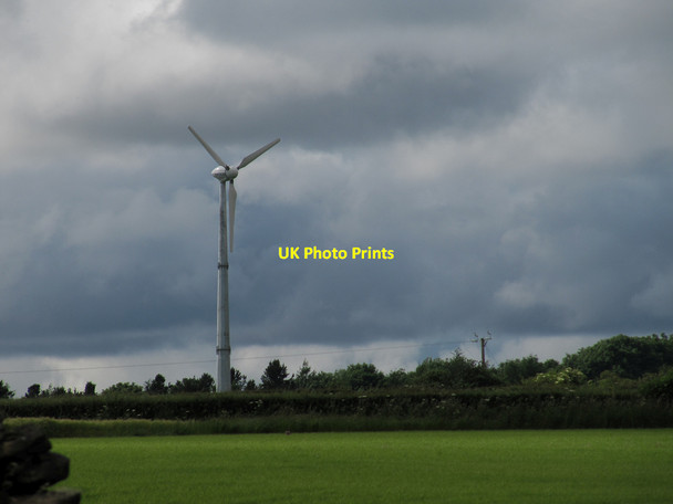 Photo 6"x4" Recently installed wind turbine at Westfield Lodge Hutton-le-Hole c2012