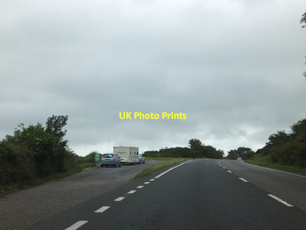 Photo 6"x4" Lay-by on A35 on Askerswell Down Askerswell c2012