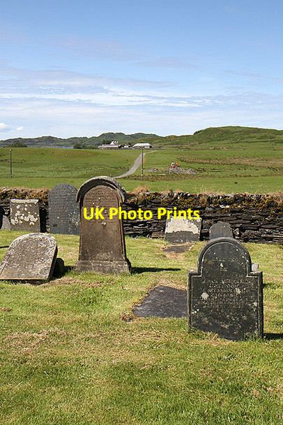 Photo 6"x4" Kilchatton Churchyard, Luing Toberonochy c2012
