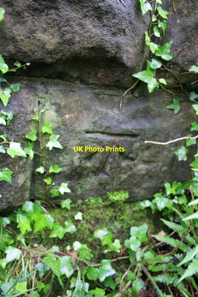 Photo 6"x4" Benchmark on railway bridge near station Armathwaite\/NY5046 c2012
