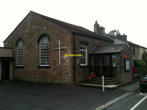 Photo 6"x4" Church and Post Office Hollins Lane\/SD4951 c2012