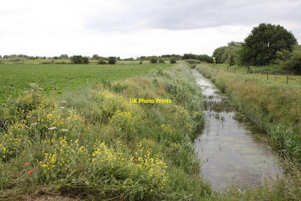 Photo 6"x4" Drain near Dogdyke  Chapel Hill\/TF2054 c2012