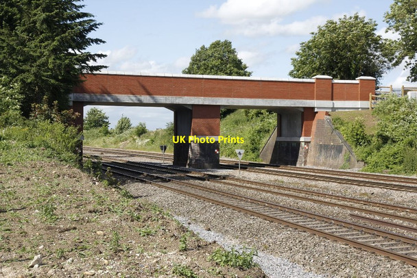Photo 6"x4" New bridge over the line Cleeve\/SU6081 c2012