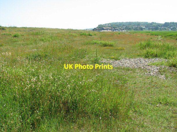 Photo 6"x4" Shingle beach adjoining marshland Dunwich c2012