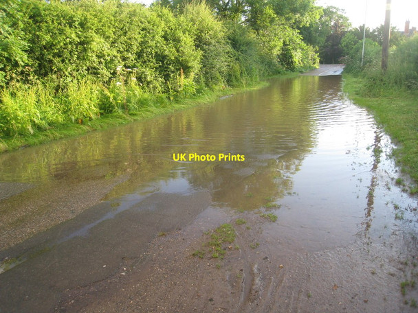 Photo 6"x4" Marsh Lane, Saundby flooded Saundby c2012