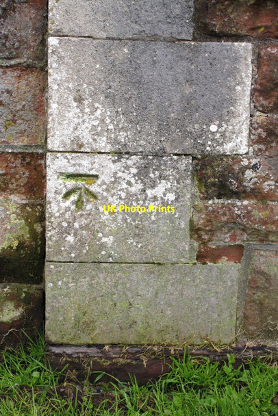 Photo 6"x4" Benchmark on the Roman Museum Maryport\/NY0336 c2012