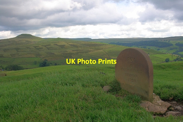 Photo 6"x4" Gravestone, Cressbank Common Wincle c2012